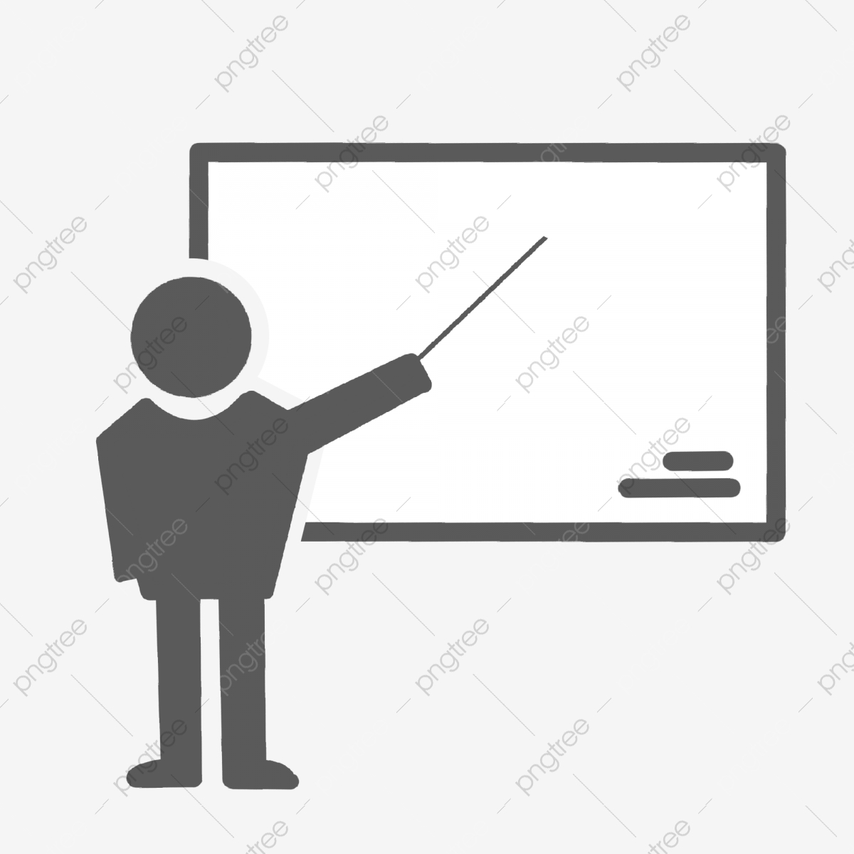 Pngtree Teacher Class Explanation Style Resume Icon Png Image 4523098