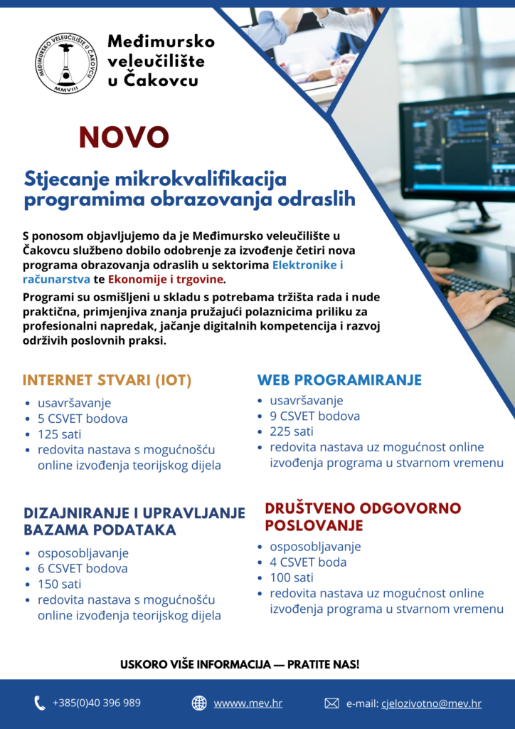 Novo odobreni programi