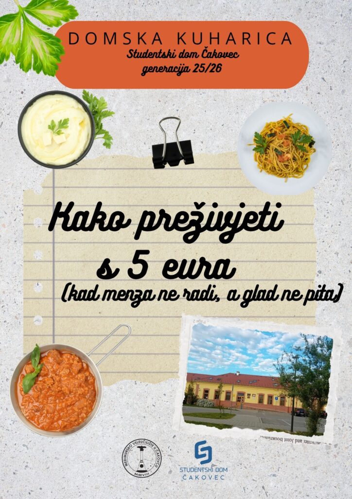 Studentska kuharica Studentskog doma Čakovec